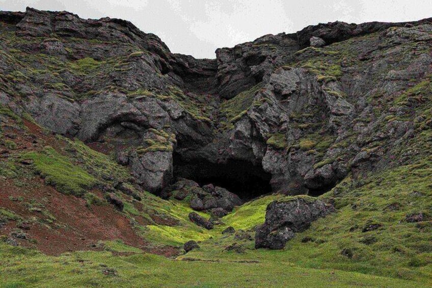Small cave in the valley