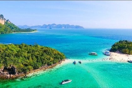 From Krabi 4 Island Day Tour by Speedboat