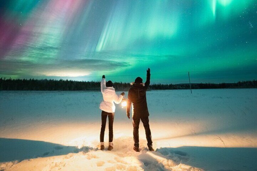 Levi Aurora Hunting Guarantee Tour with Photography Private