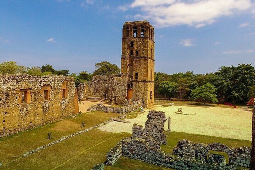 The ruins of the first city built in Panama