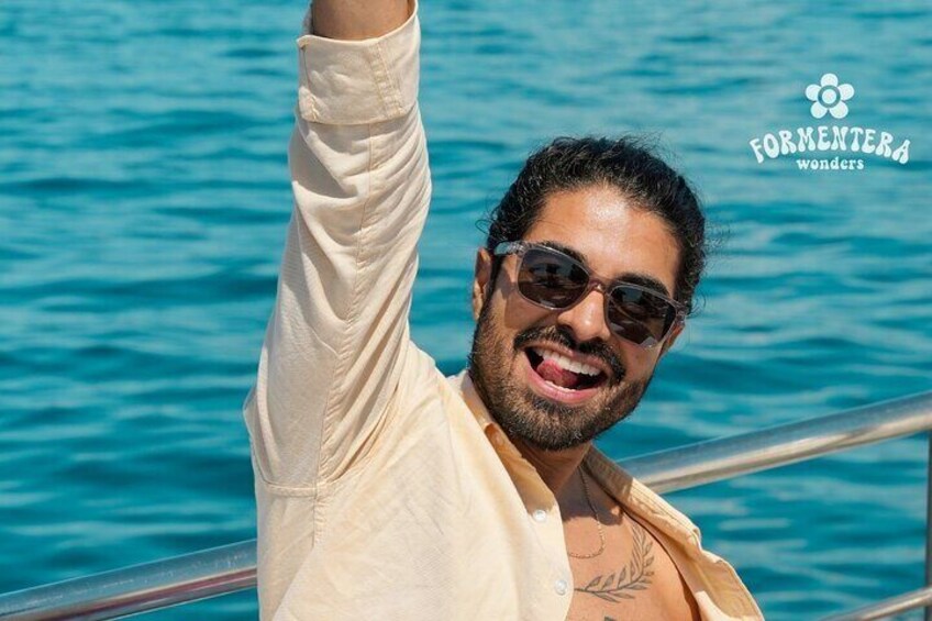 Catamaran ride from Ibiza to Formentera with All Inclusive
