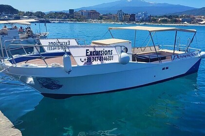 Tour en Barca Taormina Giardini Naxos Isola bella