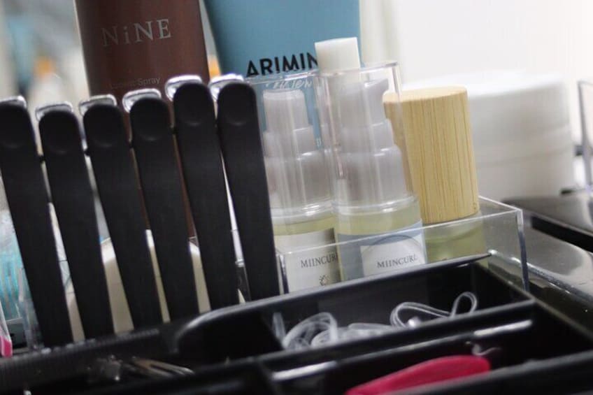 Japanese Hair and Makeup Experience with Photo Shoot Option 