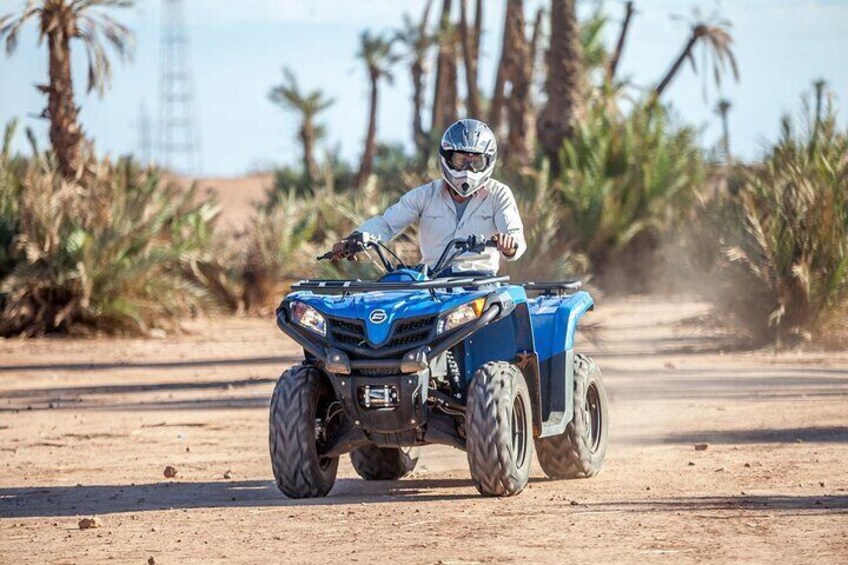Quad ride on the hills of Hammamet 