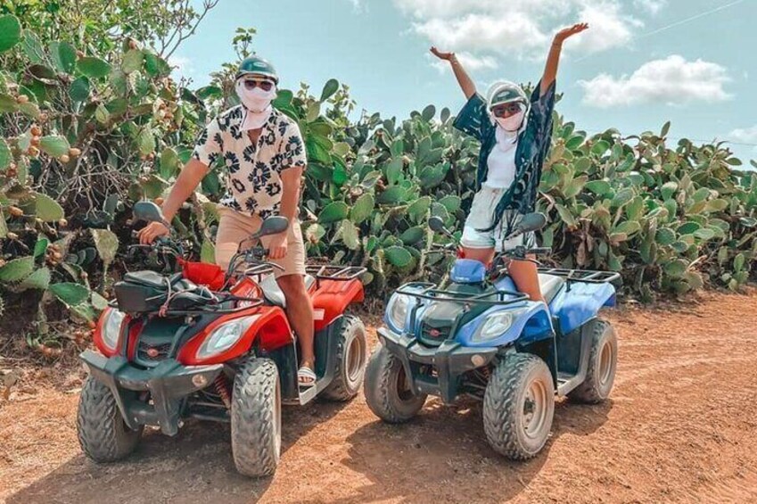 Quad ride on the hills of Hammamet 