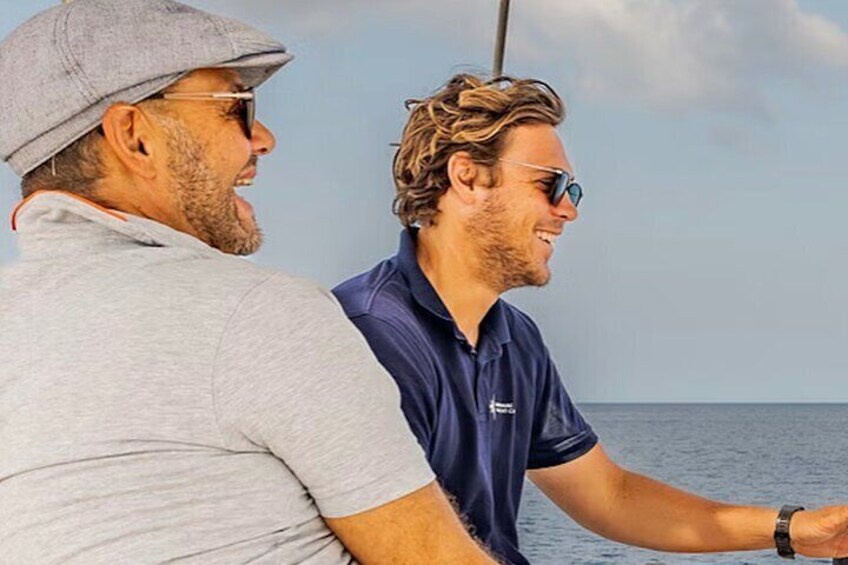 Shared Sail and Snorkel Catamaran Tour in Caribbean Netherlands