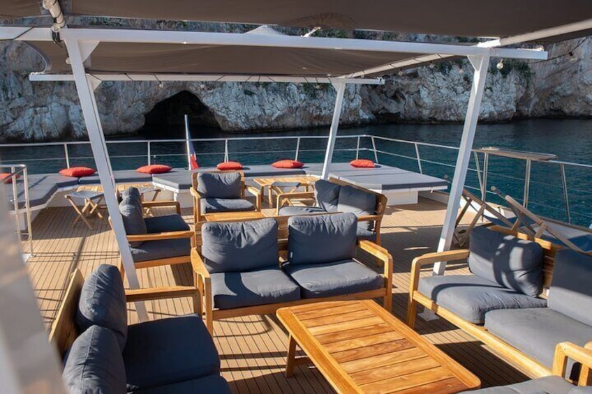 Morning Discovery in Catamaran Antibes Marina Bay of Angels