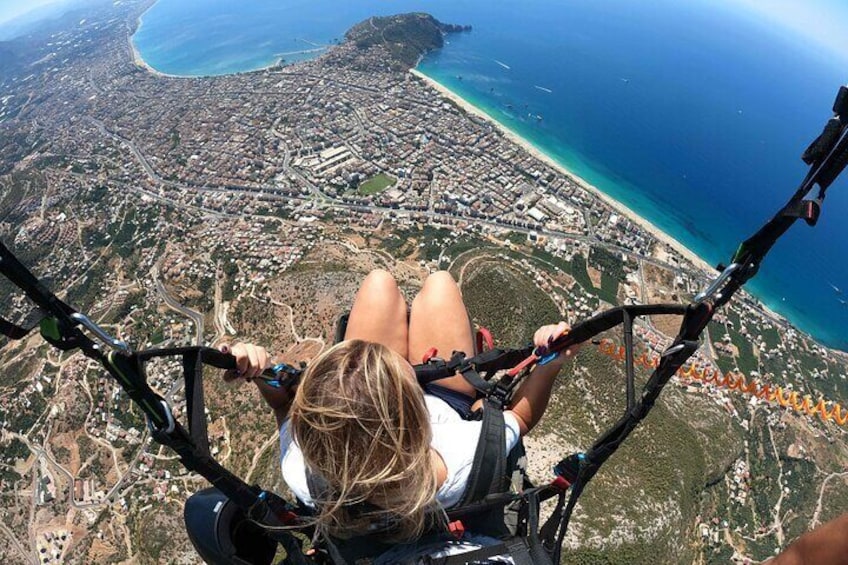 Tandem Paragliding in Alanya, Antalya Turkey with a Licensed Guide