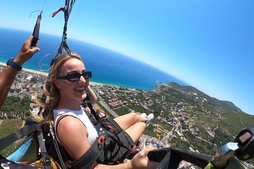 Tandem Paragliding in Alanya, Antalya Turkey with a Licensed Guide