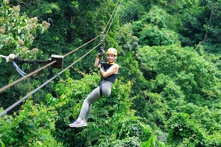 Koh Samui Shared Ziplining Adventure Package