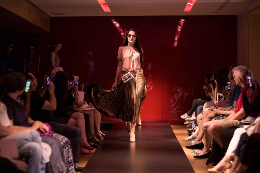 Paris: Fashion Show at Galeries Lafayette Haussmann