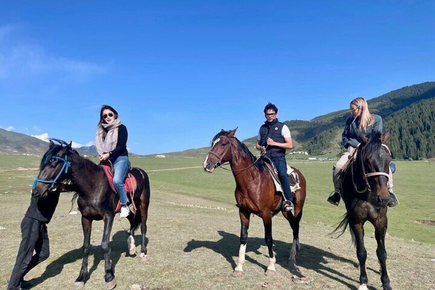 From Bishkek Horse Riding in Arashan Mountains