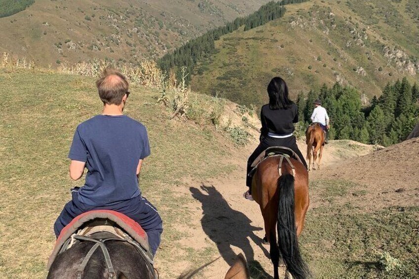 From Bishkek Horse Riding in Arashan Mountains