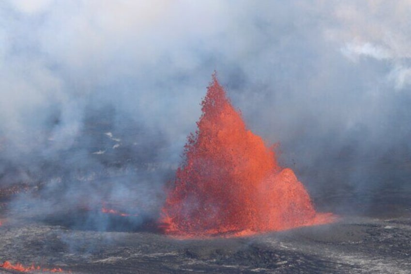 Halemaumau Crater on Kilauea Hawaii