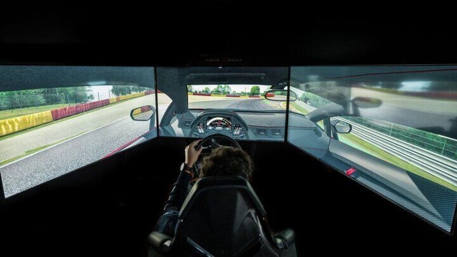 Lamborghini Museum Entrance and Professional Simulator