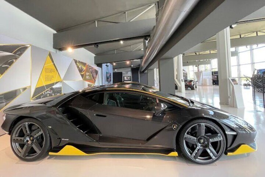 Lamborghini Museum Entrance and Professional Simulator