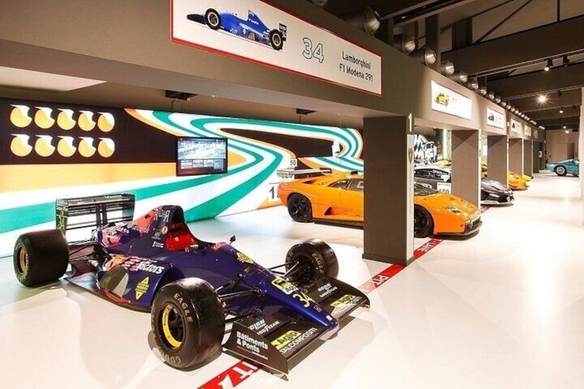 Lamborghini Museum Entrance and Professional Simulator
