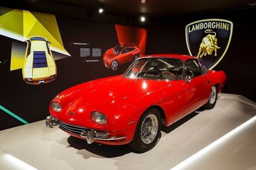 Lamborghini Museum Entrance and Professional Simulator