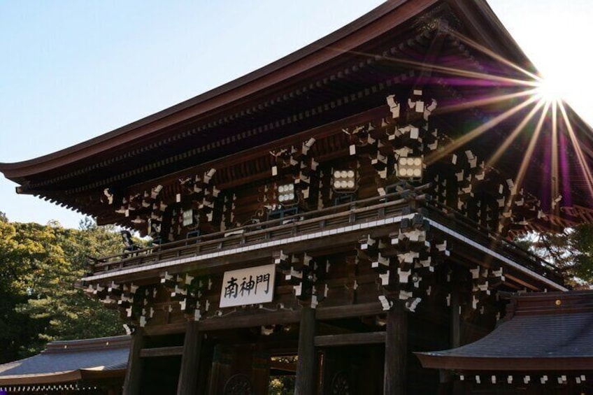 Tokyo Walking Tour to Meiji Jingu Shrine and Harajuku