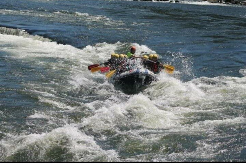 Rafting, adrenaline and emotion at the moment...