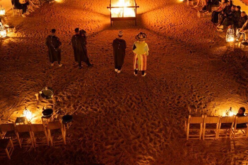 Camel Ride and Dinner Show in the Agafay Desert
