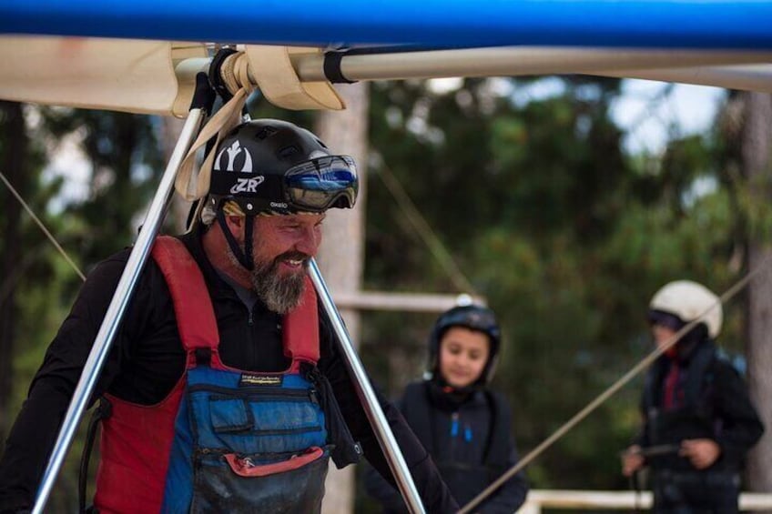 Delta Wing and Paragliding Flight