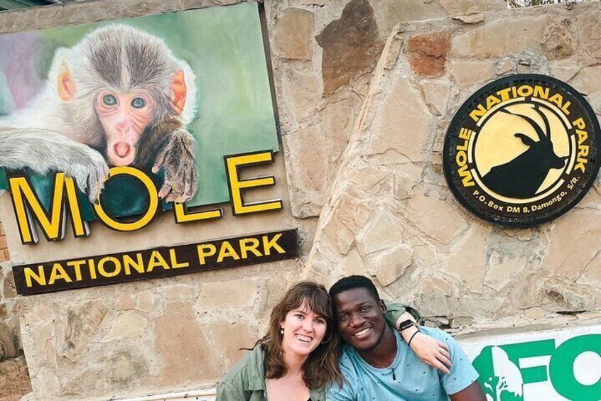 After an amazing tour, clients in excitement P