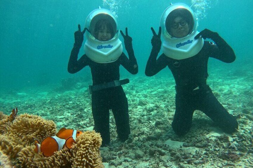 Underwater SeaWalker Experience Ishigaki Island 