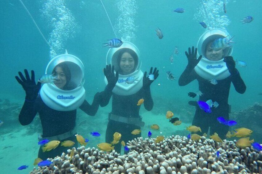 Underwater SeaWalker Experience Ishigaki Island