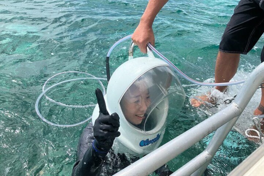 Underwater SeaWalker Experience Ishigaki Island