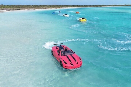 Explore Shipwreck and Hidden Island Beaches in 1-Hour Jetcar Tour