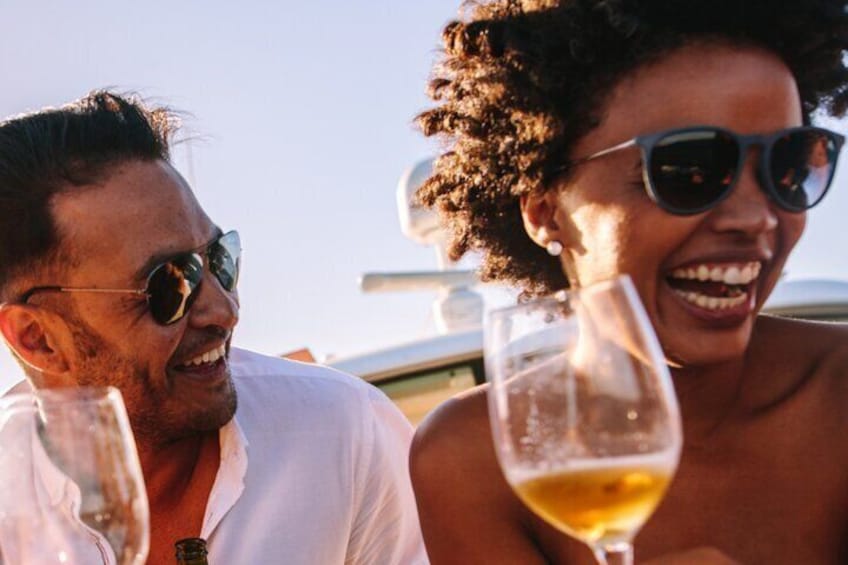 Sunset catamaran tour in Palermo: aperitif and relax on boat