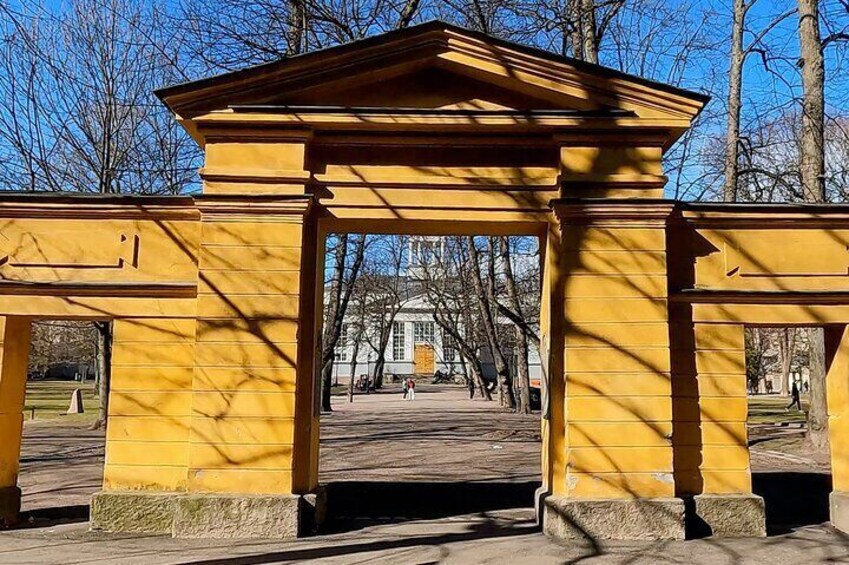 Gate at the Old Church of Helsinki