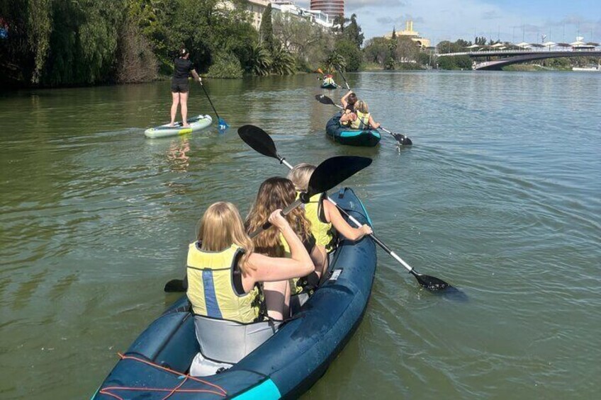 Seville Tour and Kayak Route
