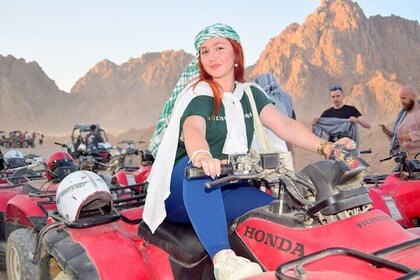 Hurghada Super Safari quad bike Quad Buggy Ride Bedouin BBQ and Show