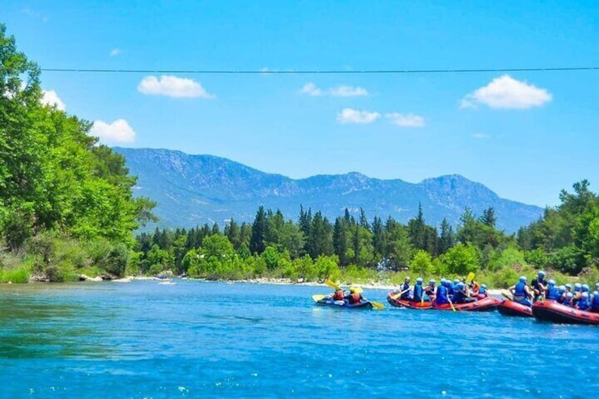 Ziplining Rafting and Quad Safari Tour from Antalya