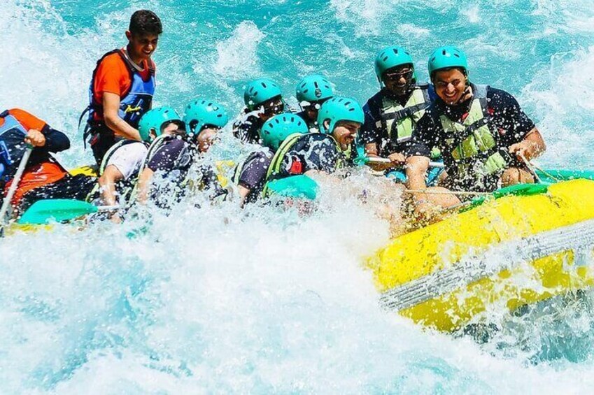 Ziplining Rafting and Quad Safari Tour from Antalya