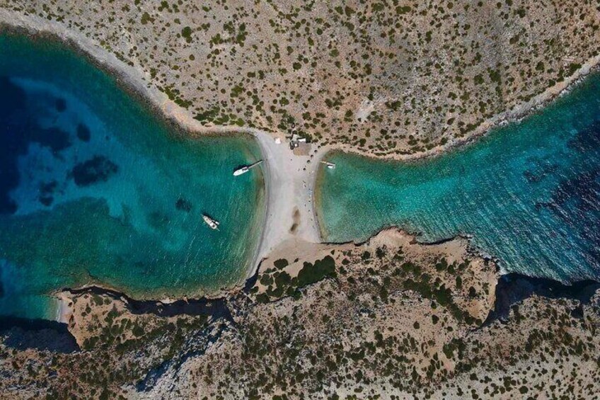 Daily Cruise to Kounoupa, Koutsomiti & Red Rock in Astypalea