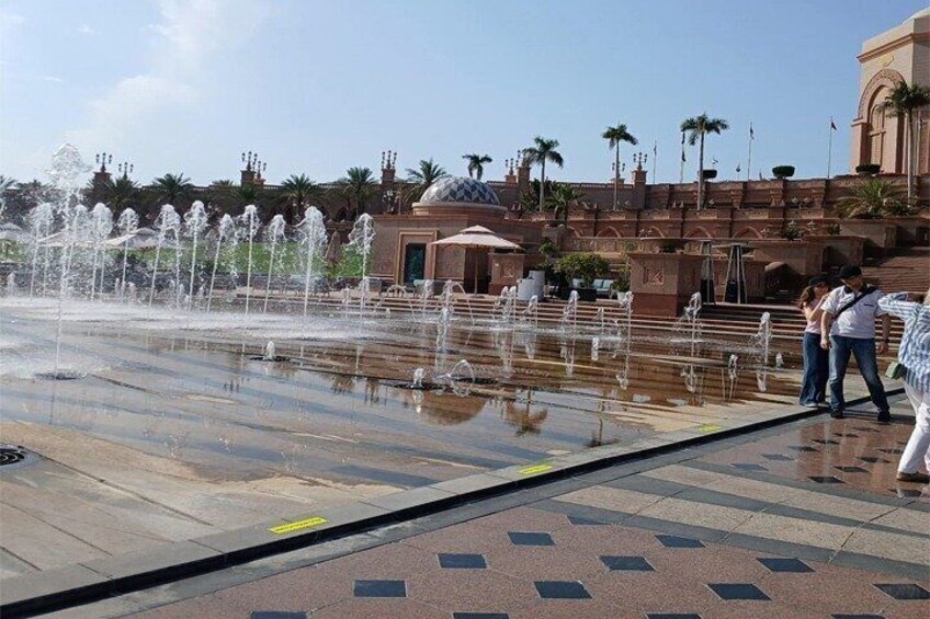 The Emirates Palace Hotel is a luxurious five-star resort in Abu Dhabi, known for its opulent architecture, private beaches, and world-class hospitality.