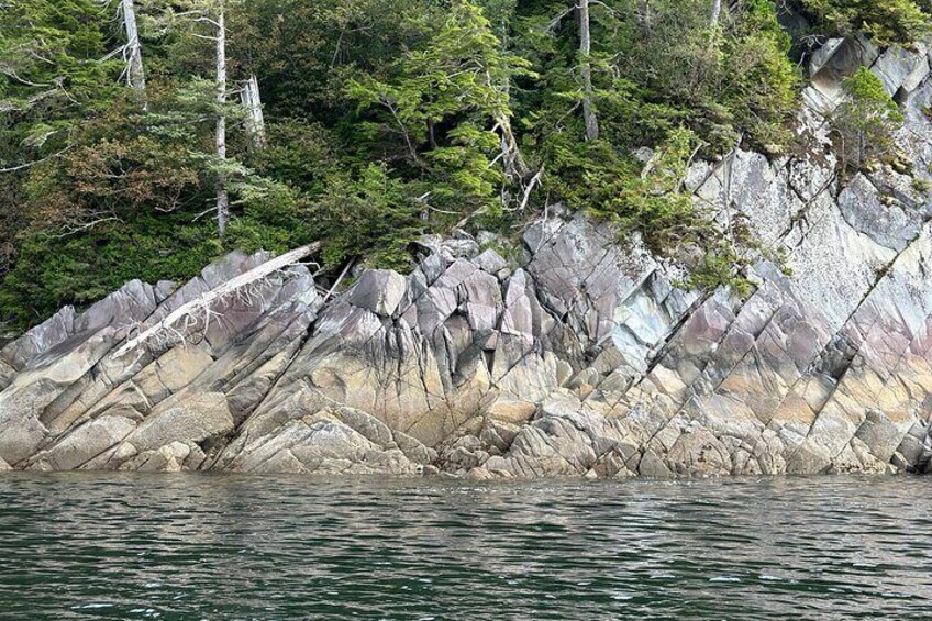 Stunning coastlines to view while we fish.