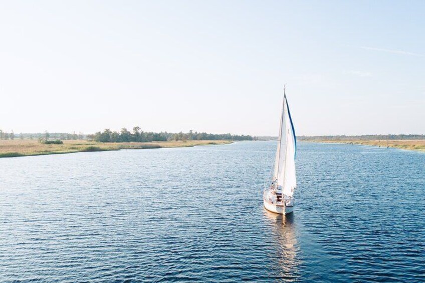 Private Sail on the Cape Fear River Aboard a Classic Yacht