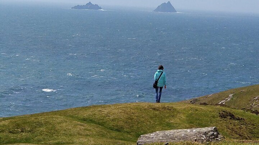 A view of the Skelligs from Valentia Island