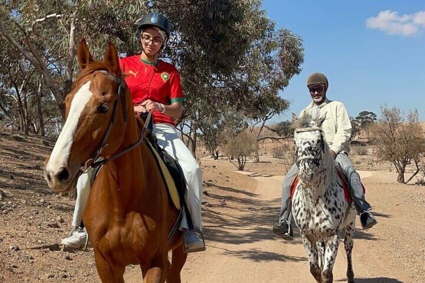 Horse Riding by Black Stallion Marrakech