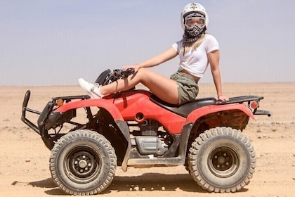 quad bike Quad Safari Morning with Camel Ride and Transfer Marsa Alam