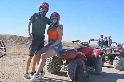 ATV Quad Bike Ride Adventure in the Desert & Camel :Marsa Alam