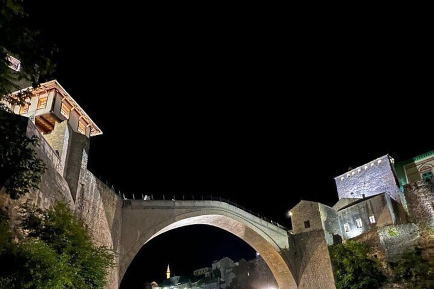 Old Bridge at nigth, Mostar