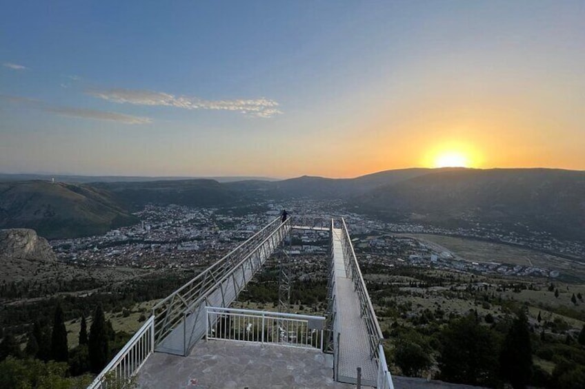 Viewpoint Fortice, a magic place above Mostar