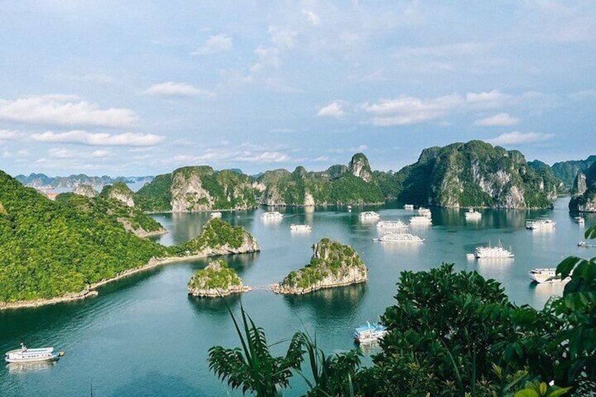 Sung Sot Cave 2-Day Shared Boat Tour