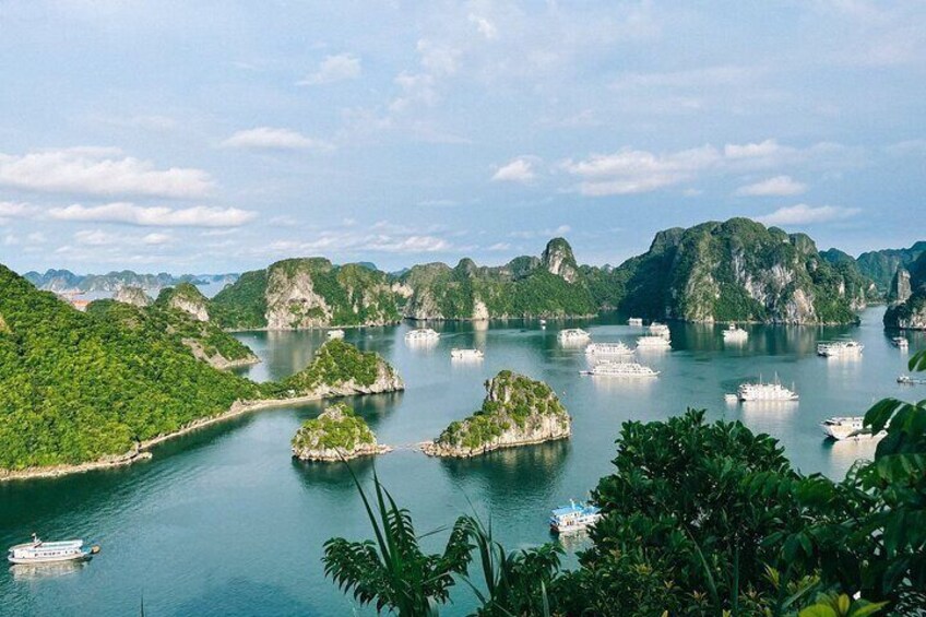 Sung Sot Cave 2-Day Shared Boat Tour