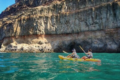 Kayak around the Mogan Caves and Cliffs